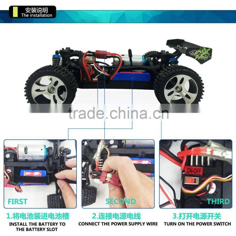 New Arrival 1:18 4WD RC Car Wltoys A979 Updated Version A979-B 2.4G Radio Control Truck RC Buggy Off-Road VS Wltoys A959