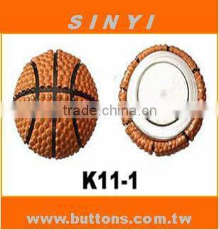 3D basketball Fridge Magnets magnetic button