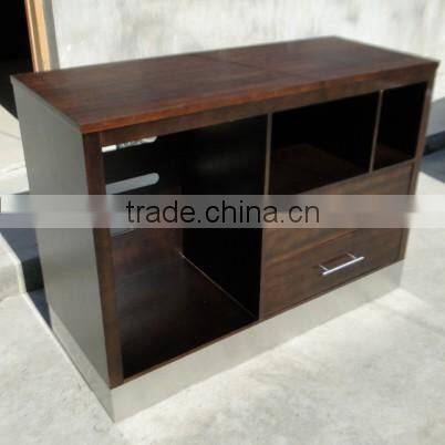 HS0029 King Queen Headboard Nightstand luggage bench microfridge cabinet desk stainless steel legs