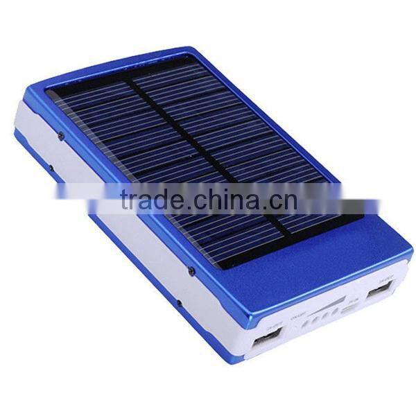 30000mah Solar Power Bank with 4 in 1 USB spring cable