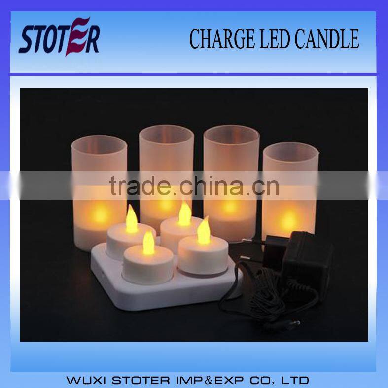 Christmas charging led candle for decoration