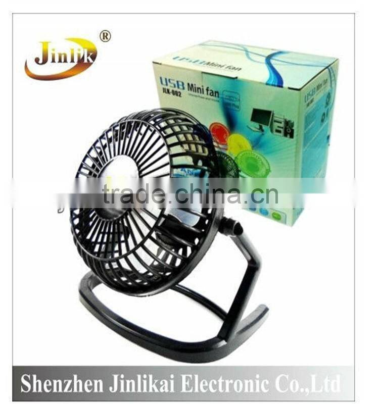 Factory Price 4inch plastic 5v dc usb powered desktop portable mini fan
