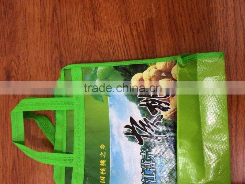 Factory Price customized Laminated shopper with zipper