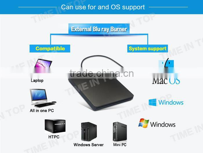 USB3.0 External Slot Load Blu-ray Burner
