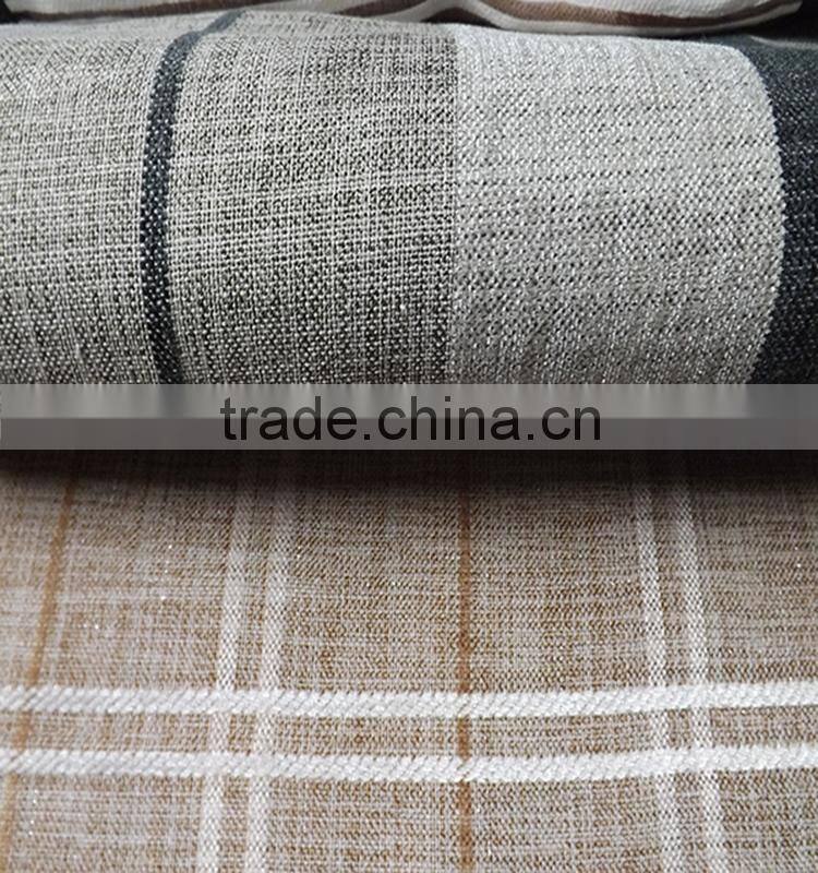 Wholesale nice looks linen yarn dayed bedroom window curtain fabric