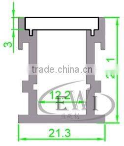 Top quality anodizing power coated led aluminum profile for ground lights