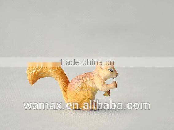high quality small animal figures 3D animal toy