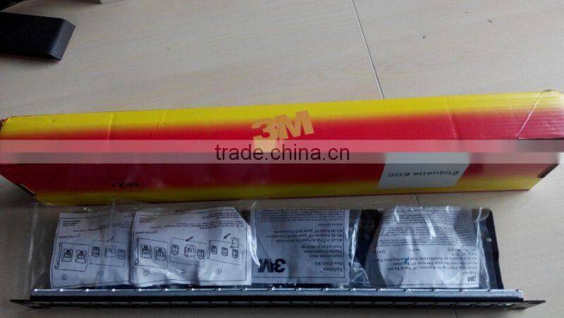 1U UTP RJ-45 Patch Panel Classic Black black aluminium For 24 K6/K5e Jacks