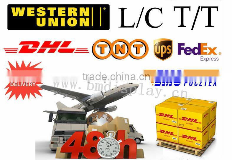 Portable folding A4/A3 magazine rack, PS/wood brochure holder