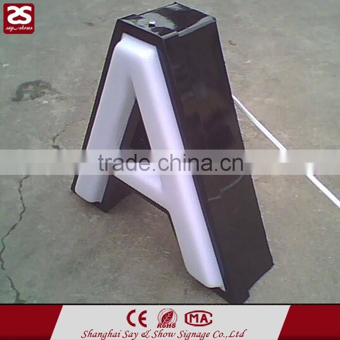 3D frontlit signage acrylic logo led thermoformed letter signs board