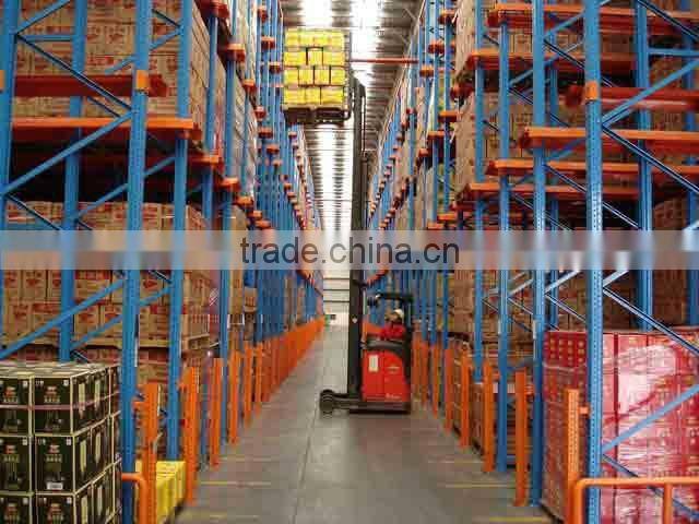 Pallet racking for food storage