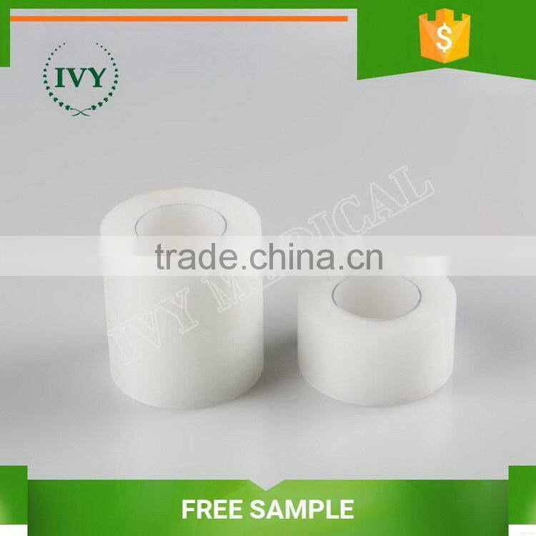 Super quality useful transparent adhesive medical pe tape