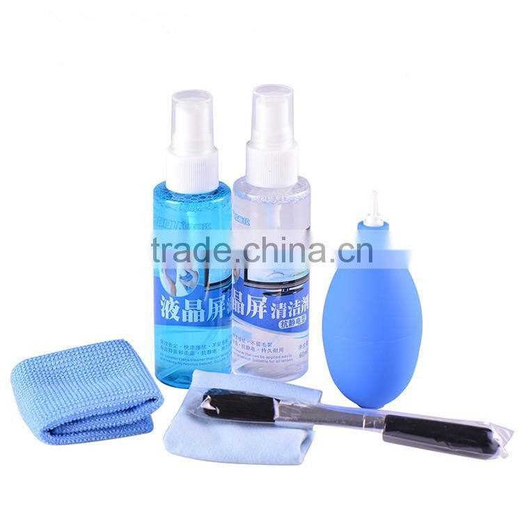6 in 1 opula screen cleanig spray kit for camera, mobile phone, LCD, laptop with MSDS
