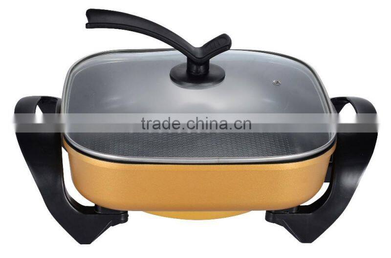 Multifunctional non-stick coating Die-cast electric skillet pan