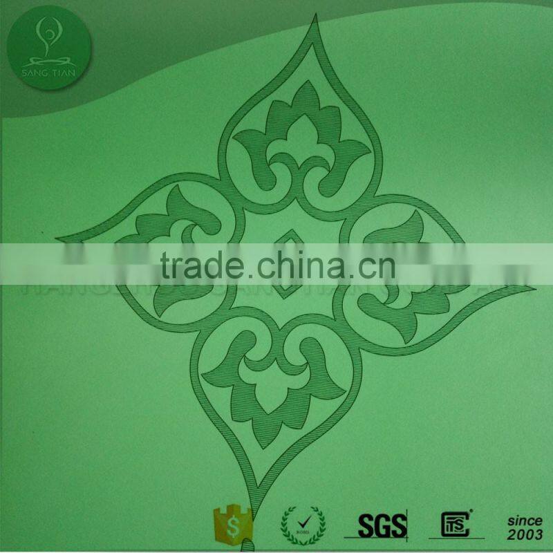 Eco friendly custom non slip pu yoga mat manufacturer