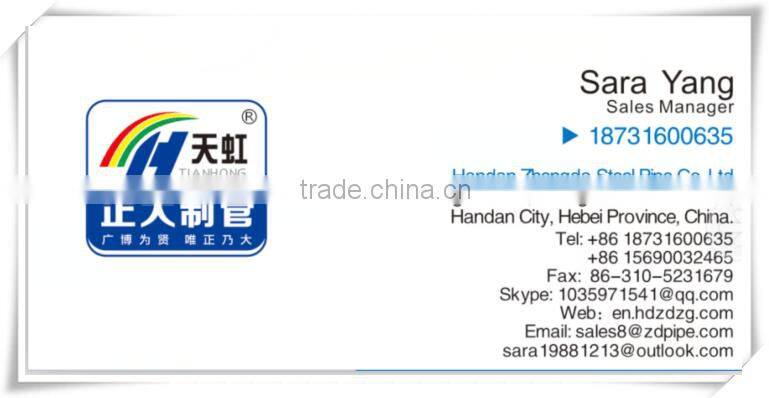 Q235 75*75 Square ASTM A500 Galvanized Steel Pipe