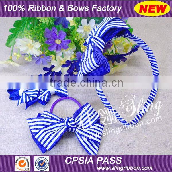 2015 New Arrival Wholesale Gift Set Grosgrain Hair Bows