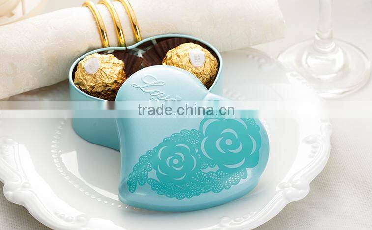 creative square purple paper Gift Box candy box chocolate box for wedding and children party