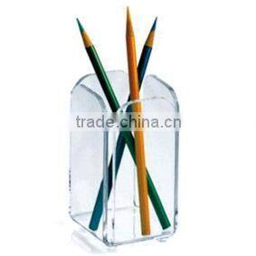 New clear manufacturing acrylic simple pen holder wholesale
