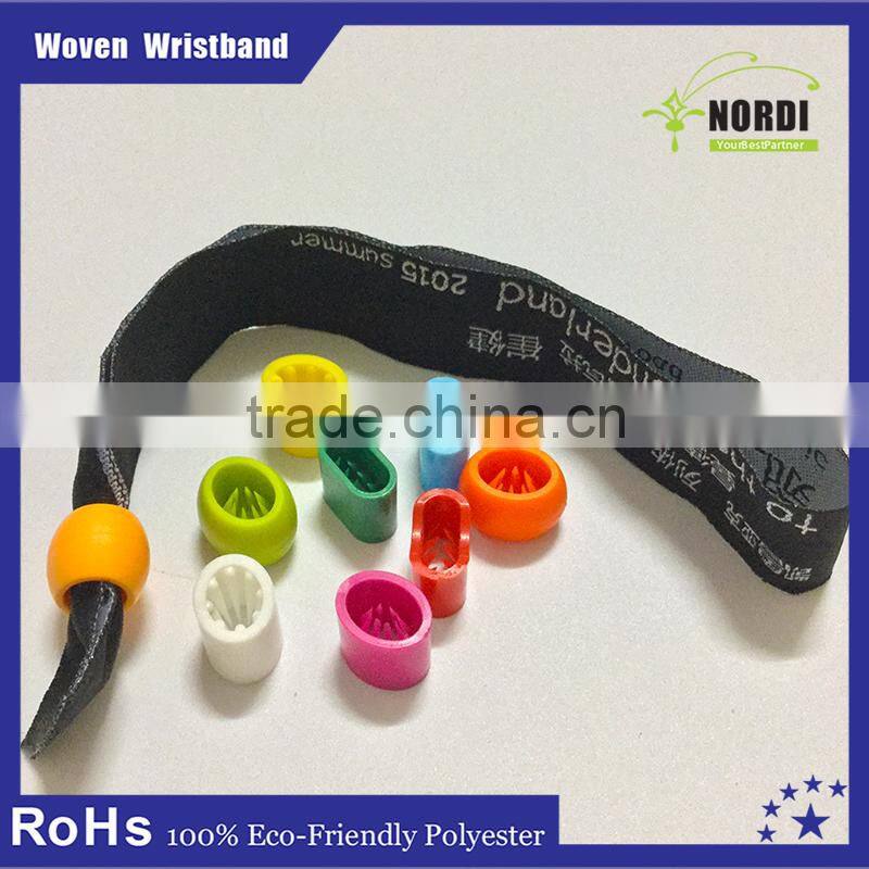 Single time using custom Festival Woven Fabric Wristband for Event/Bracelet/Wristband strap
