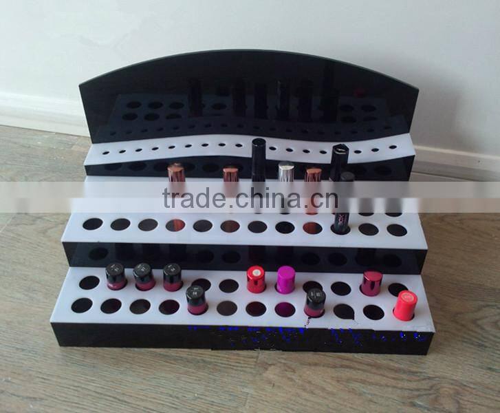 custom cosmetic shop acrylic point of sale counter top display,lip balm display boxes,lip gloss display stand
