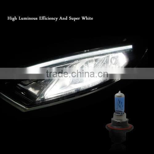 H13 Halogen Headlight Car Headlight Bulb Lamp 60/55W Super White Vehicle Light Source 5000K 2Pcs