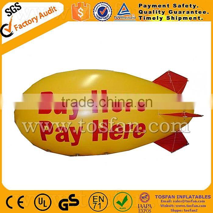 Giant inflatable airplane helium balloon helium blimp for sale F2039