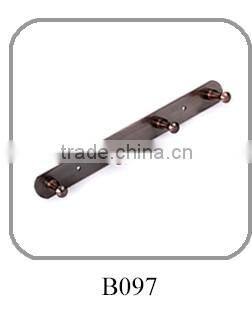 Top selling products antique bronze double cloth hooks