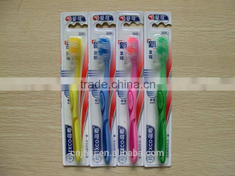 toothbrush supplier Customized OEM Nylon soft bristles adult toothbrush