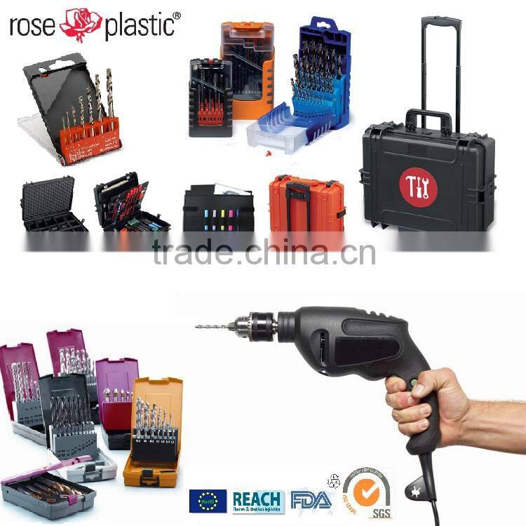 Hss drill bits packaging clear solid plastic box