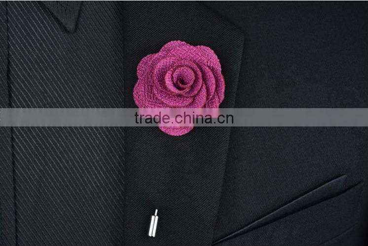 2015 vintage wholesale fabric colorful flower brooches