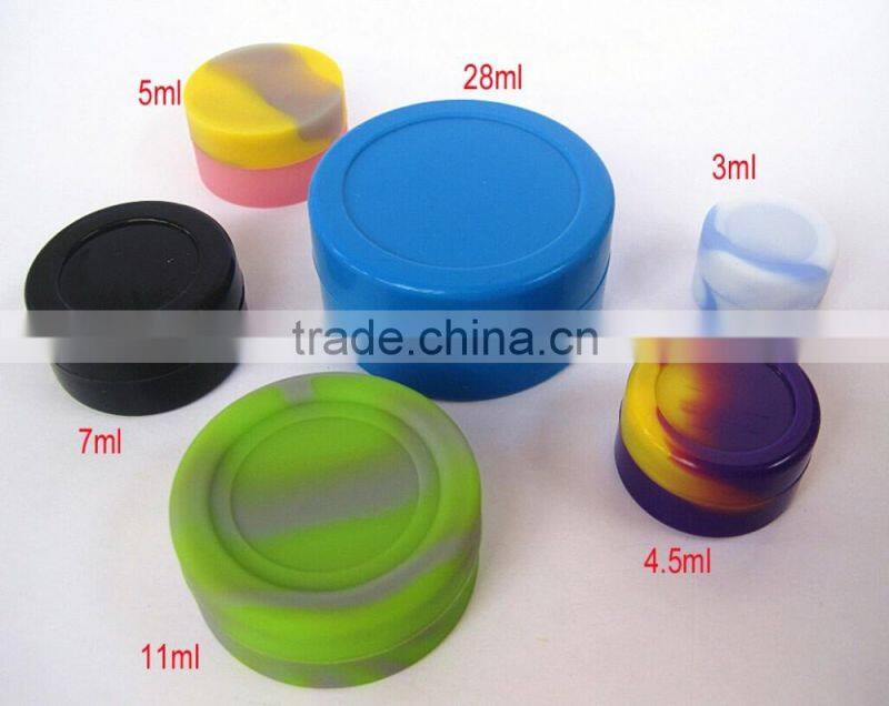 USA Canada FDA food grade 10ml rubber non stick silicone oil barrel container