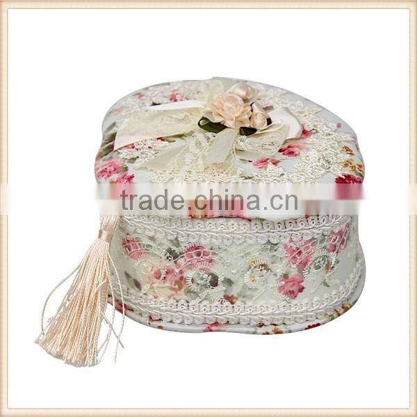 Beautify Fabric cosmetic box for jewelry