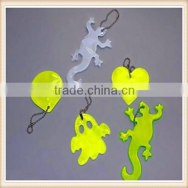 Promotional gifts custom reflective soft pvc key tags holder