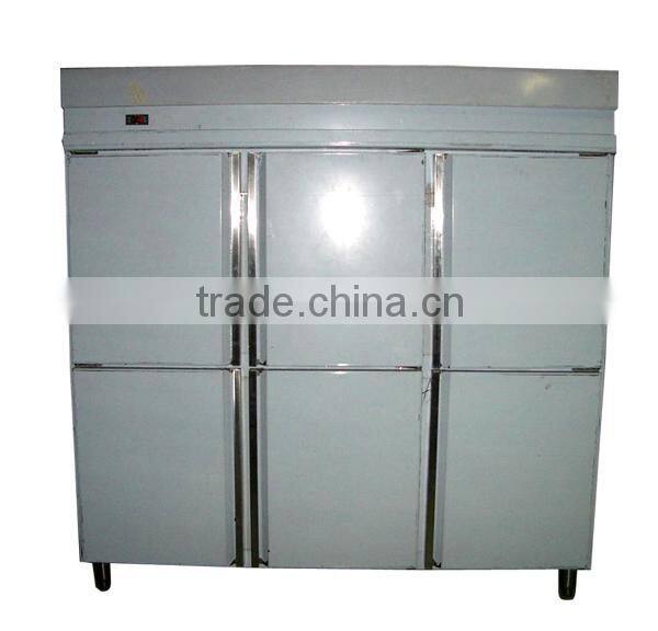 stainless steel refrigerator (6 doors)