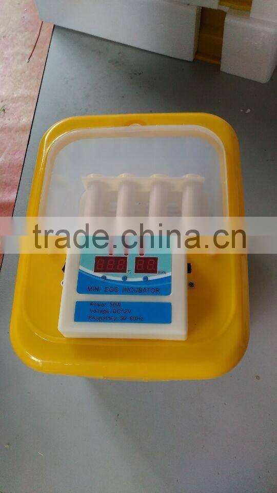 2014 top selling 9 eggs mini quail egg incubator for sale with CE approved ZH-9(12V)