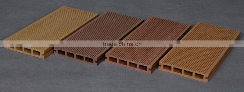 Outdoor patio decking wood floor covering anti-UV bois composite WPC flooring