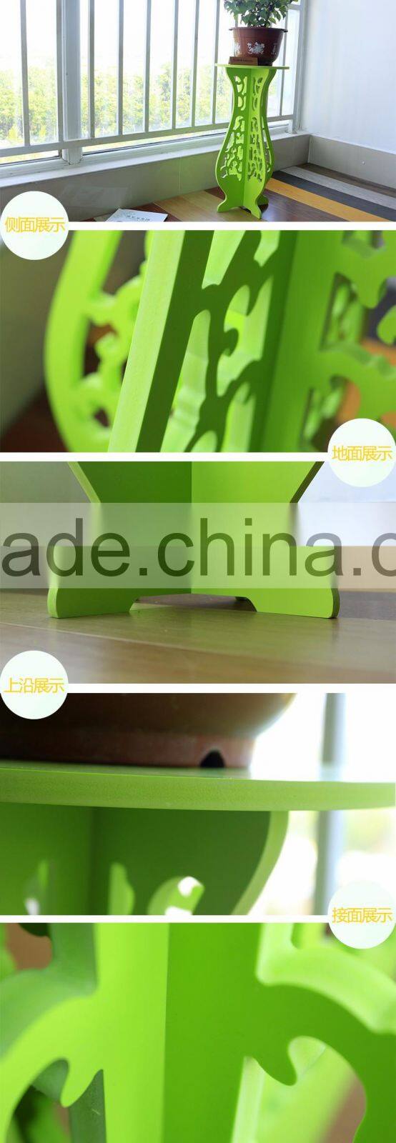 WPC Carving Bottle Shape Flower Shelf