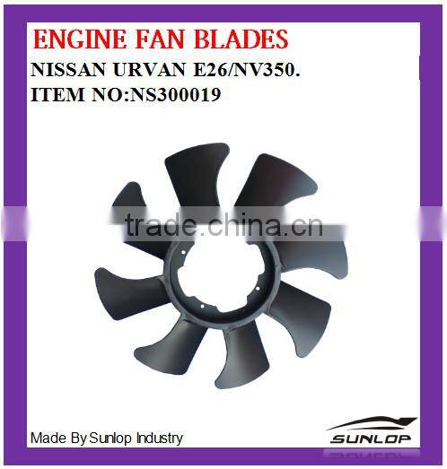 new products auto spare parts engine fan blades NS300019 for NS Urvan E25