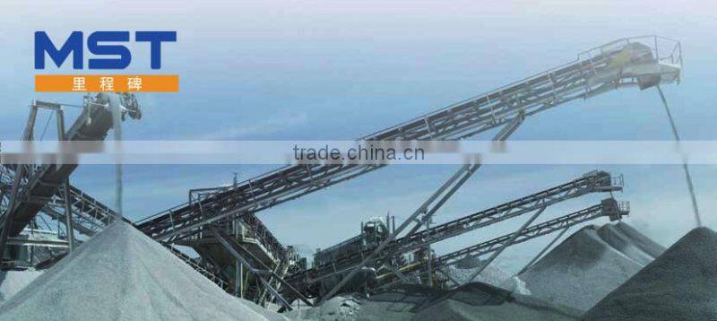 3 rolls conveying coal heavy duty rubber conveyor belt