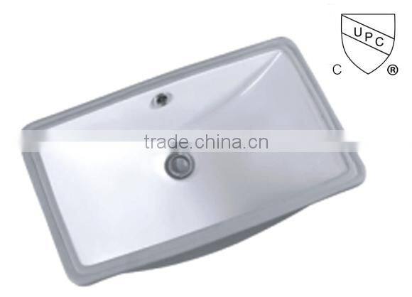 UPC Rectangle Undercounter Bathroom sinks DU109B