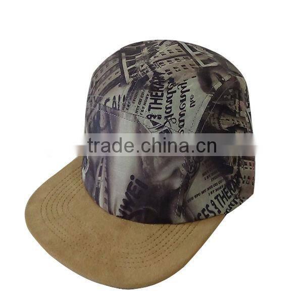 2013 leather buckle 5 panel hats hip hop fitted hats high crown hats helmet heating cap