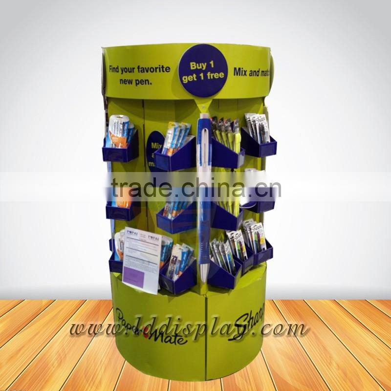 Customized Designed cheap pen display case / pen display stand