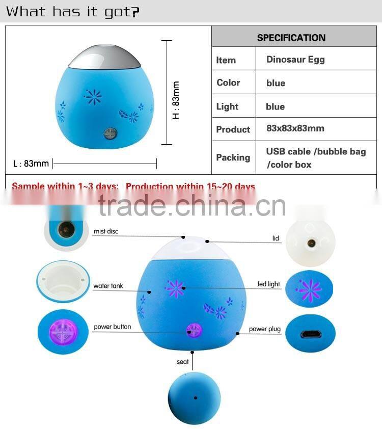 Novelty cool mist vapor portable office humidifier