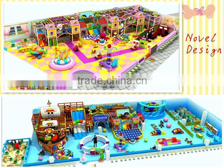 Mini Kids Indoor Playground Naughty Castle Entertainment Playground.
