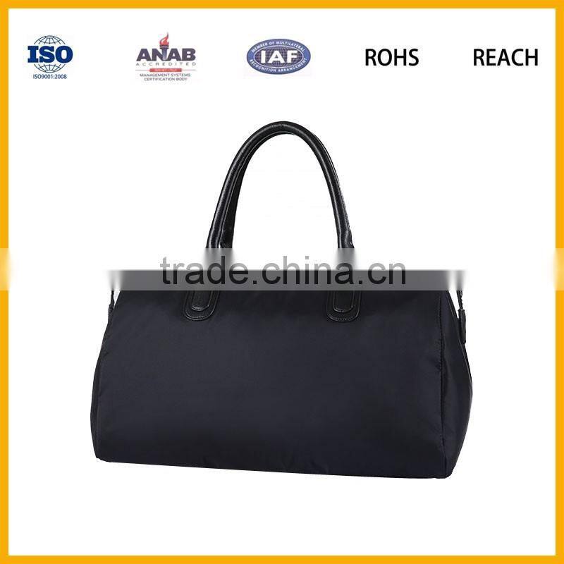 Top quality men and women travel bag best model luggage bags Nylon duffle bag with printed logo