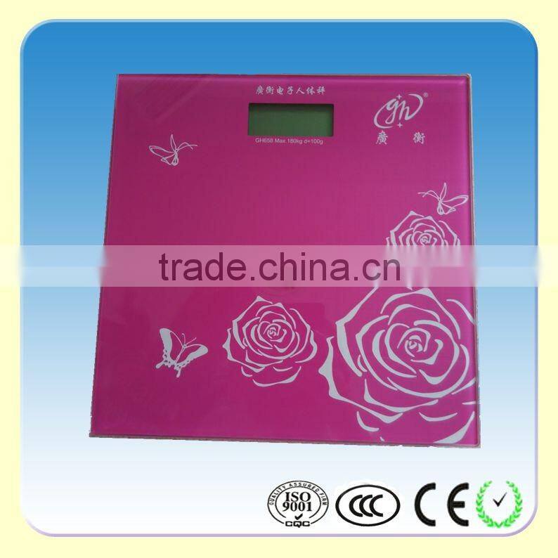 180kg High Precision Electronic Bathroom Scale / portable health scale