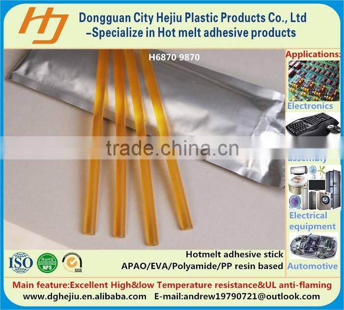 High price high quality yellow hot melt glue