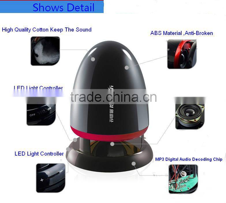 Private Mould Bullet Shaped Usb Speaker Player Factory