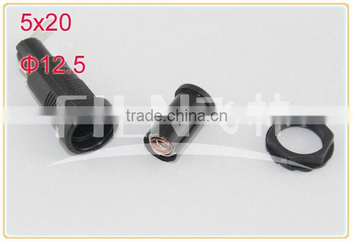 black bakelite R3-11 automotive fuse holder for 5*20mm fuse
